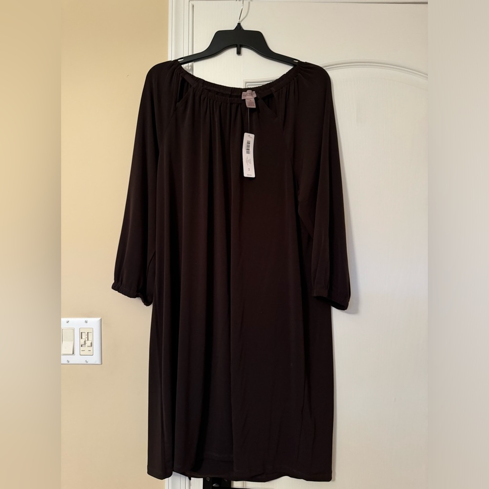 Chico’s brown dress
